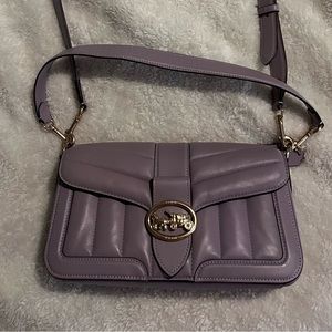 Coach Puffy Leather Shoulder Bag